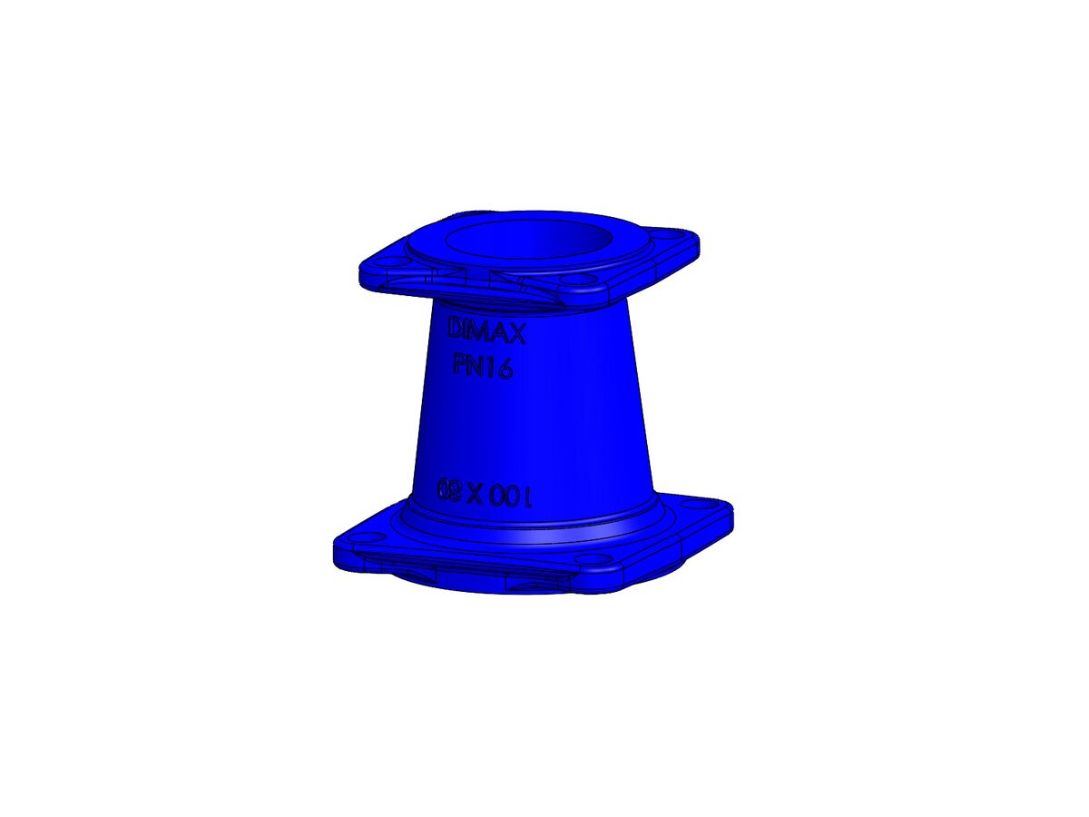reece Dimax Taper Flange-Flange PN16 B5 100mm x 80mm