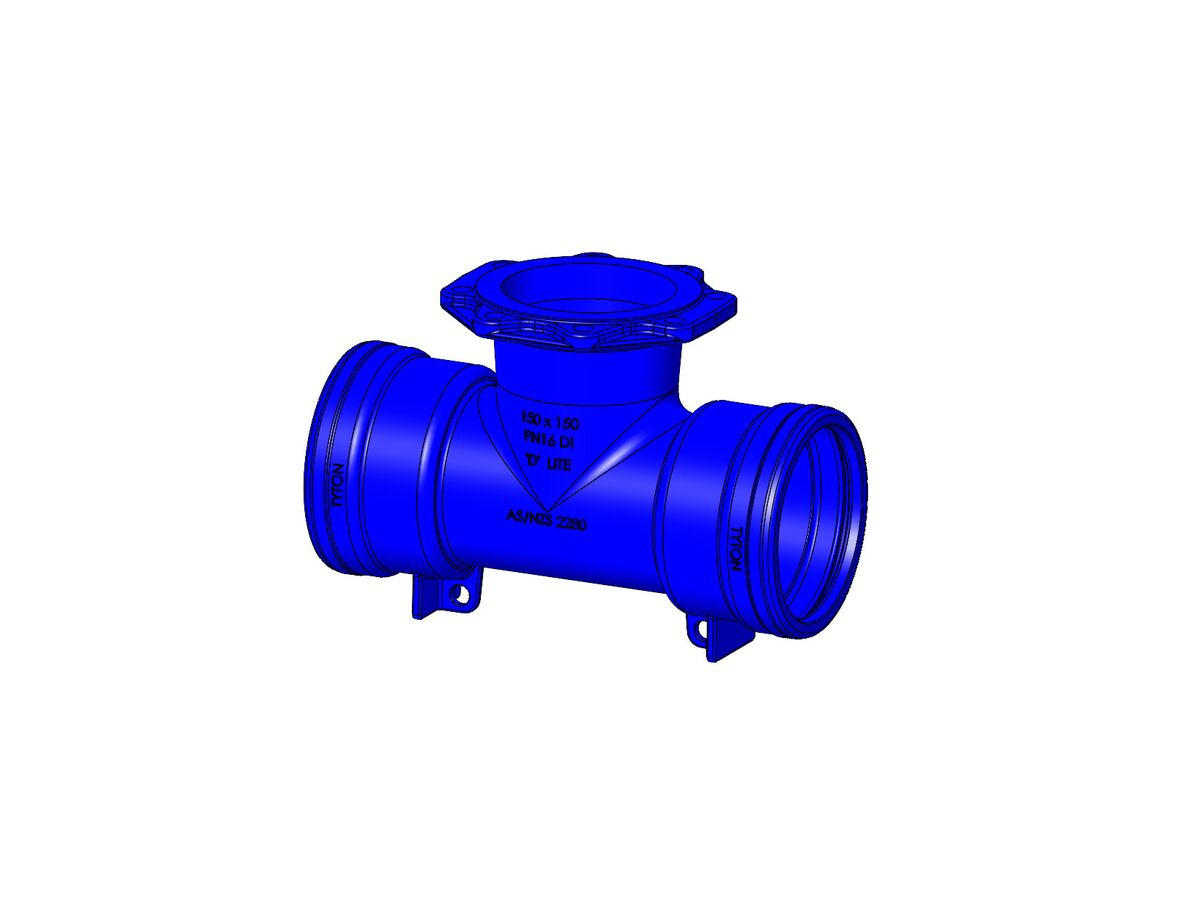 reece Dimax Tee Socket - Socket - Flange PN16 B5 150mm x 150mm