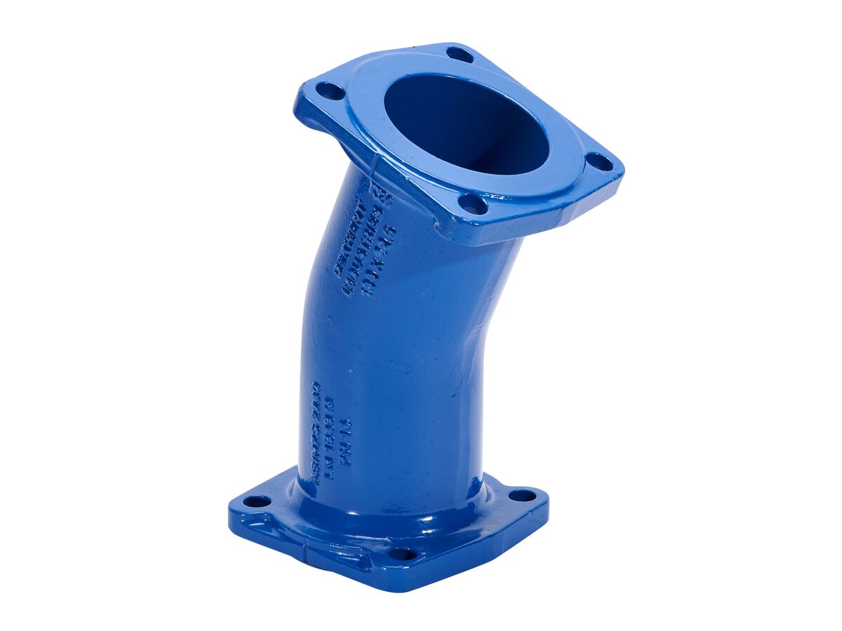 reece Ductile Iron Bend (Flange x Flange) PN16 B5 100mm x 22.5 Degrees