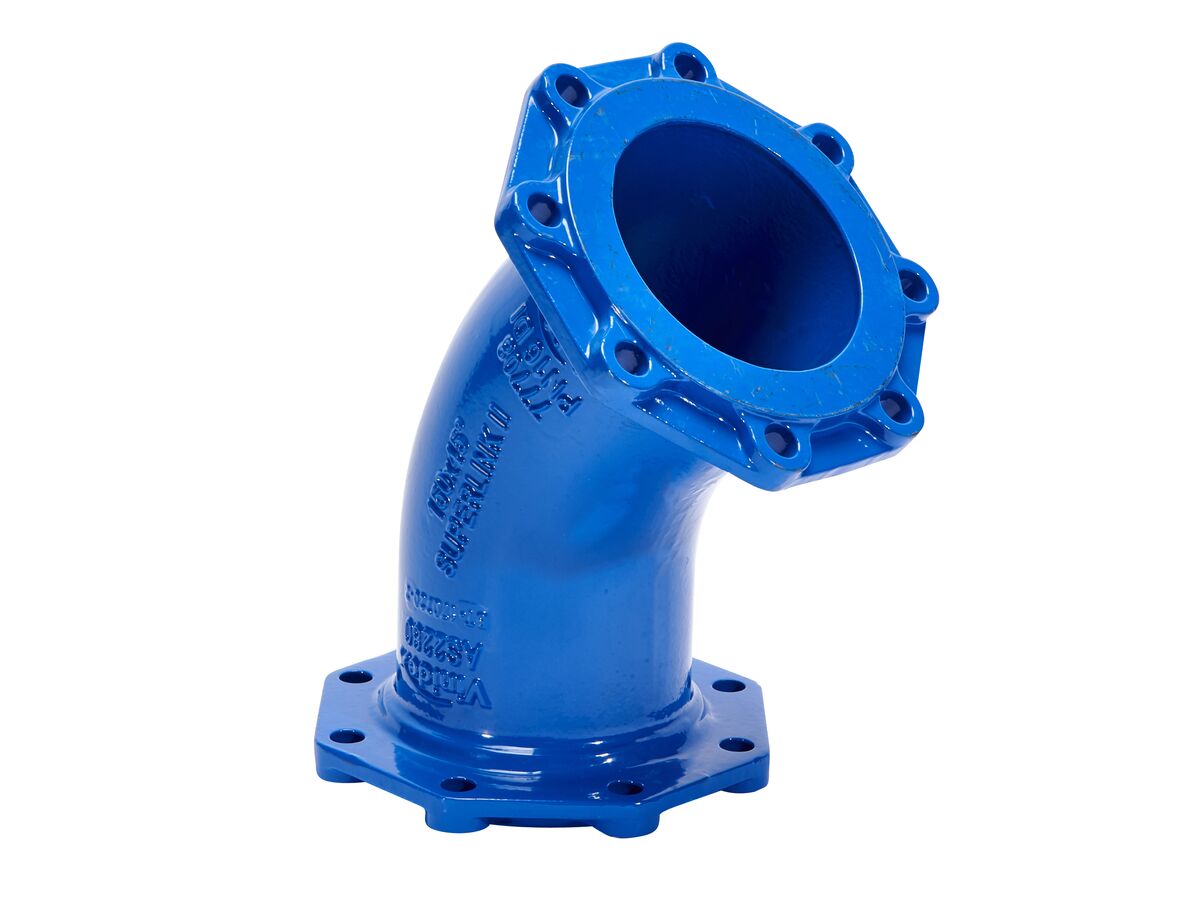 reece Ductile Iron Bend (Flange x Flange) PN35 B6 200mm x 45 Degrees