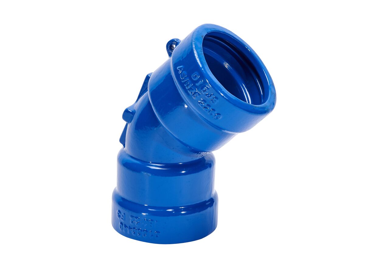 reece Ductile Iron Bend (Socket x Socket) PN35 100mm x 45 Degrees