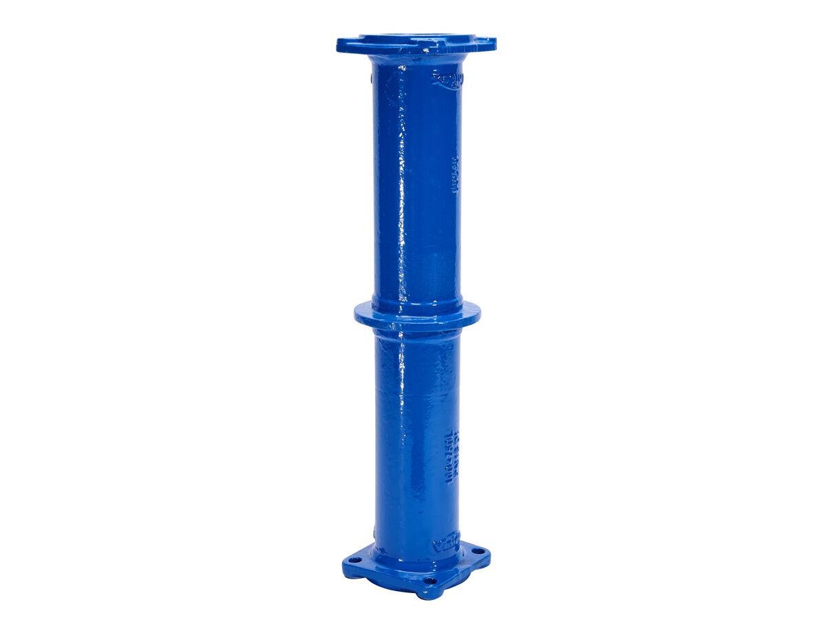 reece Ductile Iron Connector (Flange x Flange) with Thrust Flange PN16 150mm x 750mm Long
