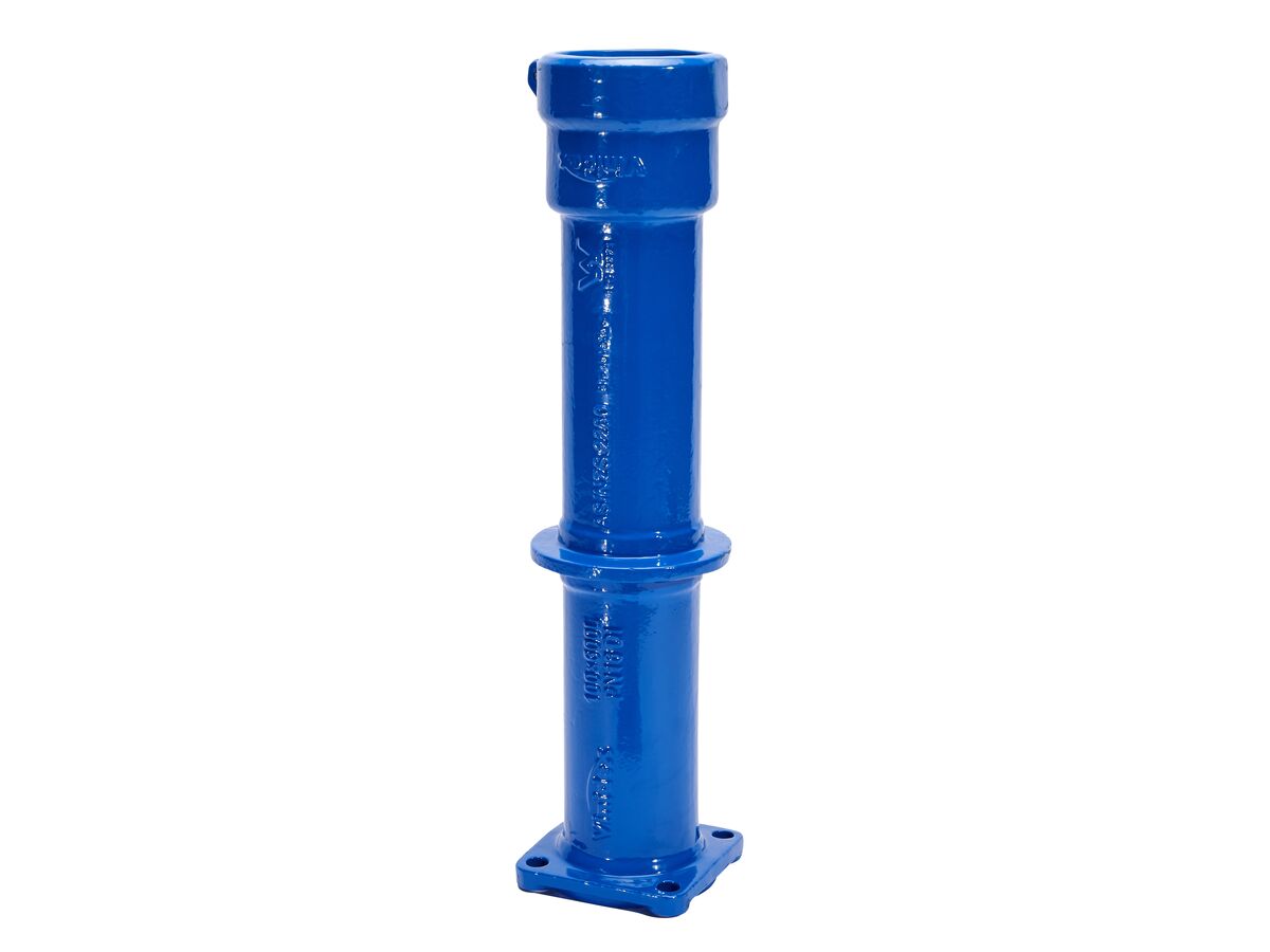 reece Ductile Iron Connector (Flange x Socket) with Thrust Flange PN16 100mm x 600mm Long