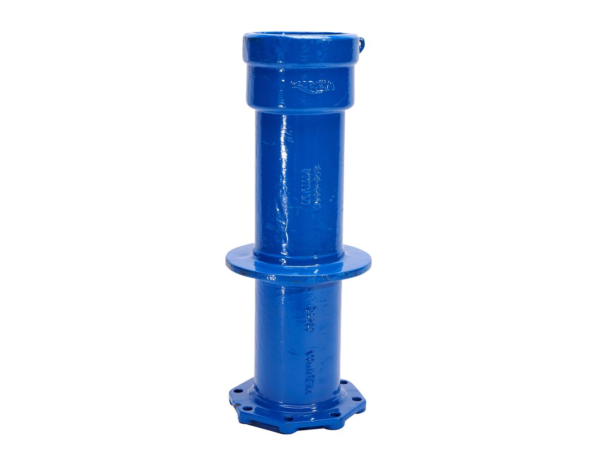 reece Ductile Iron Connector (Flange x Socket) with Thrust Flange PN16 300mm x 600mm Long