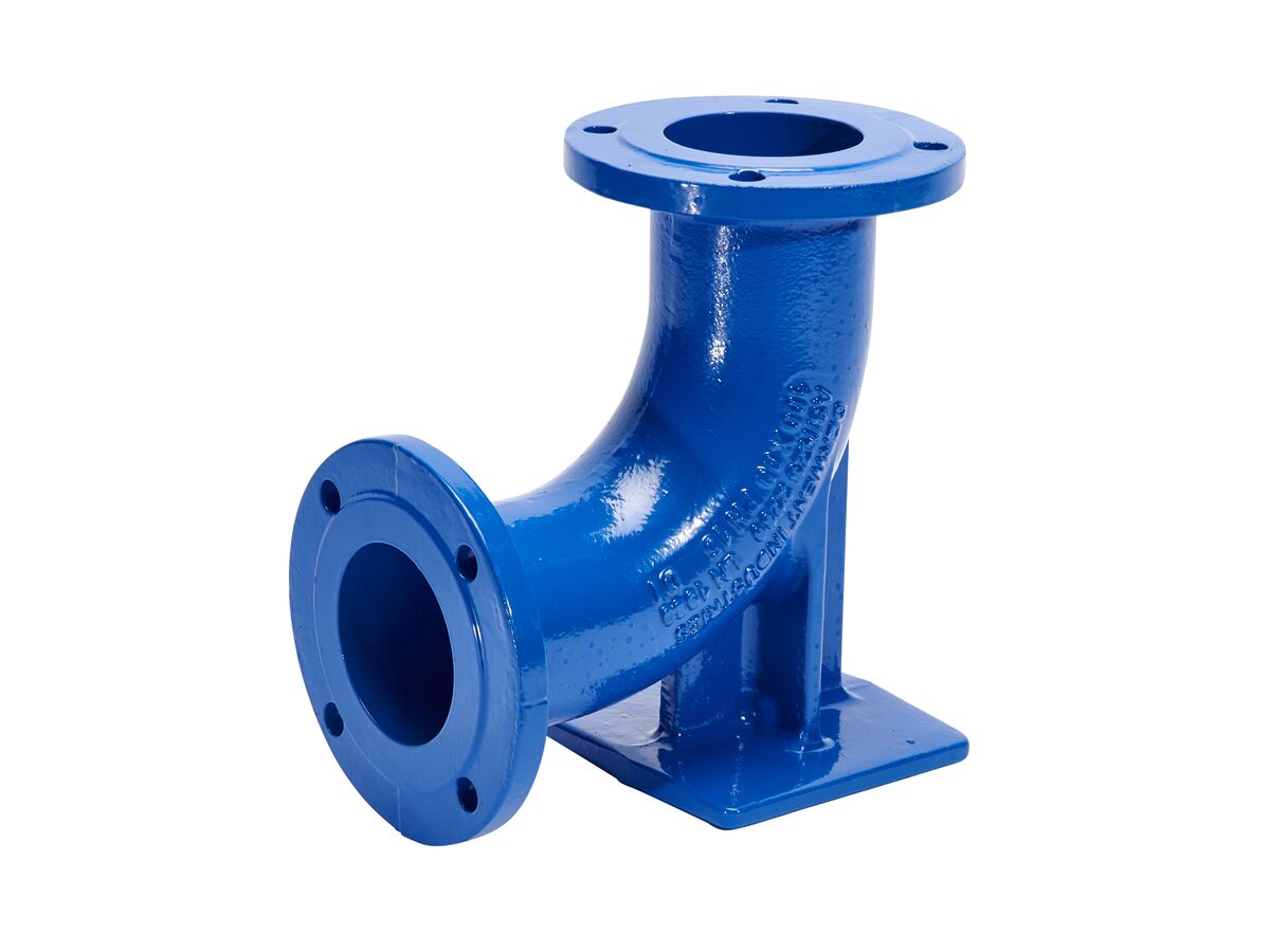 reece Ductile Iron Duckfoot Bend (Flange x Flange) PN16 B5 300mm x 90 Degrees