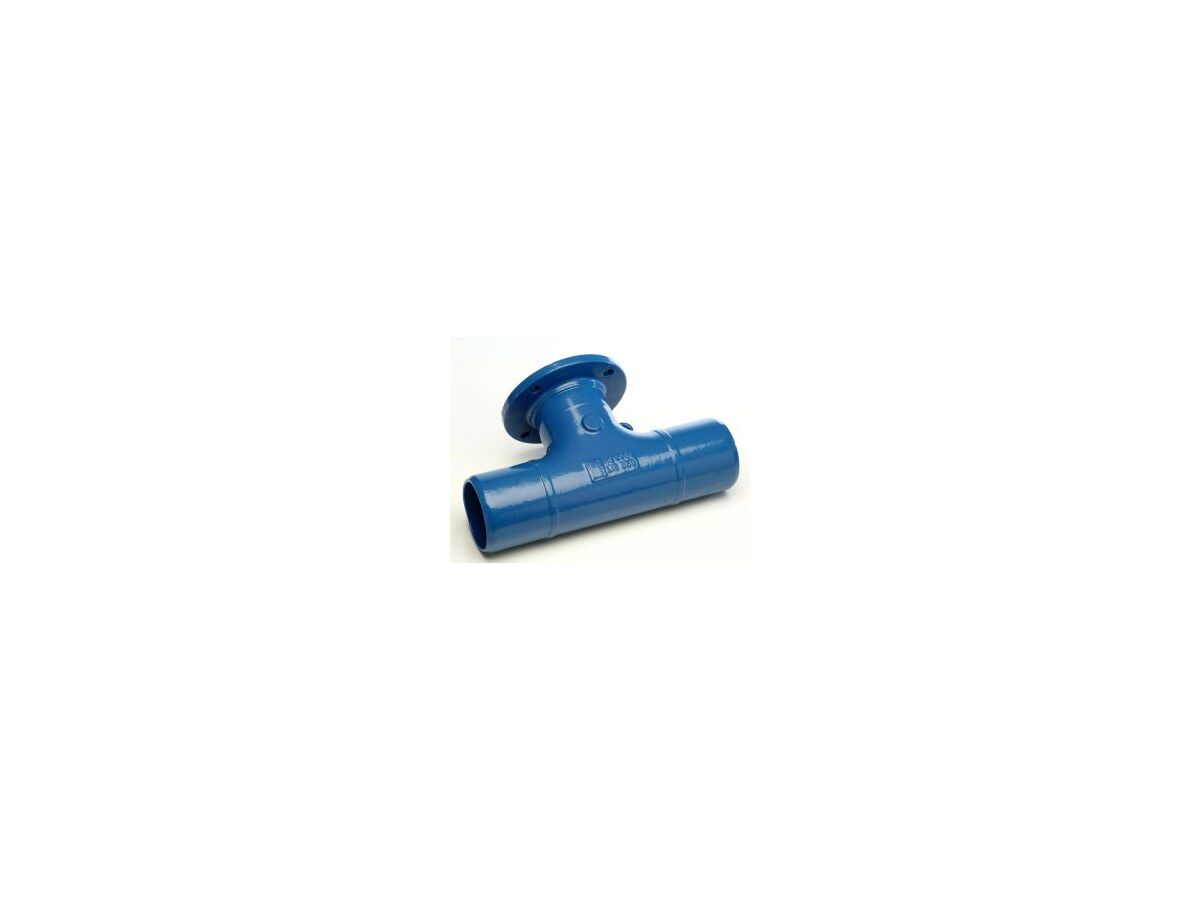 reece Ductile Iron Tee (Spigot x Spigot x Flange) PN16 B5 100mm x 80mm