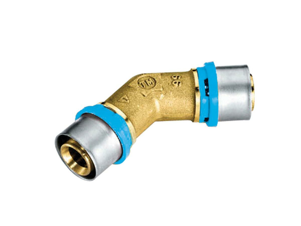 reece Duopex Water Crimp 45 Degree Elbow 50mm x 50mm