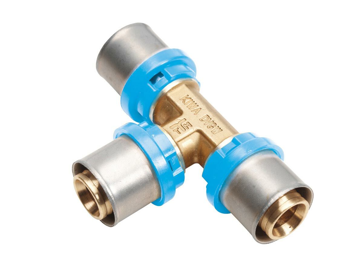 reece Duopex Water Crimp Reducing Tee 63mm x 63mm x (40mm)