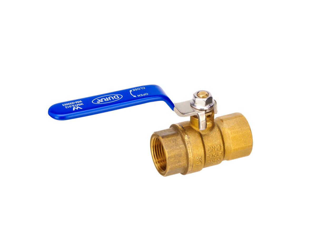 Reece Dura Brass Water Ball Valve Female & Female 20mm