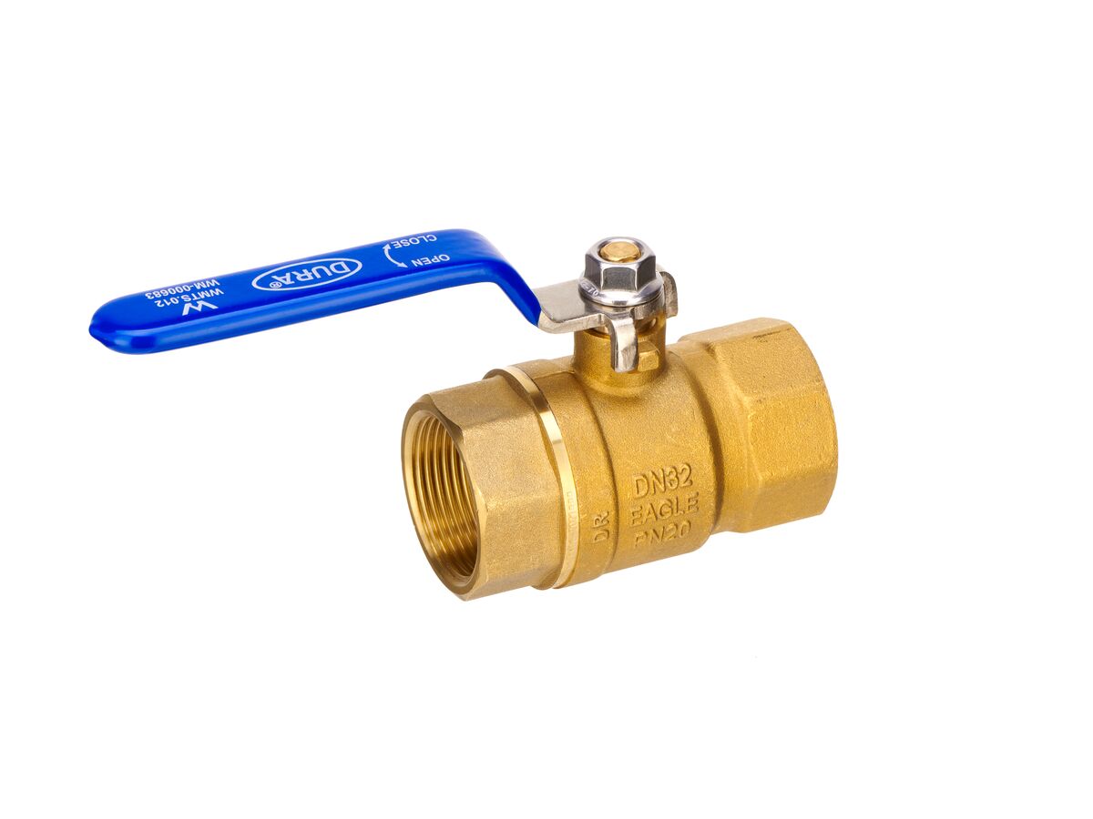 Reece Dura Brass Water Ball Valve Female & Female 32mm