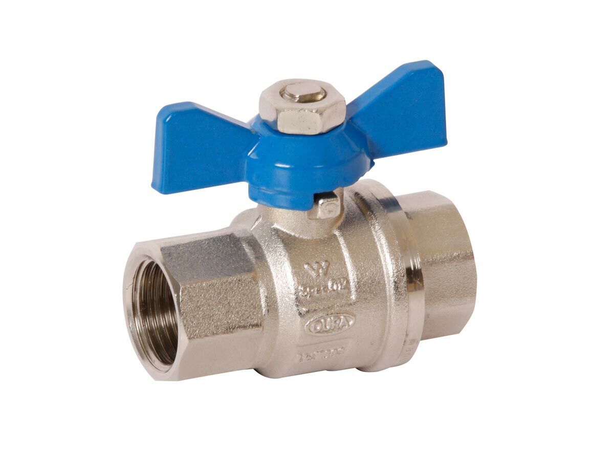 reece Dura Eagle Ball Valve Butterfly Handle Water Female & Female 20mm