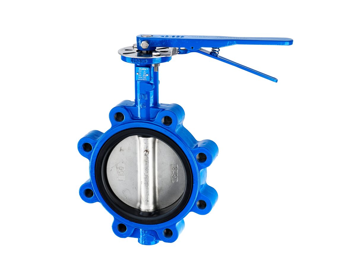 reece Dura Industrial Data Centre Butterfly Valve Lugged Table E Lever DN 200