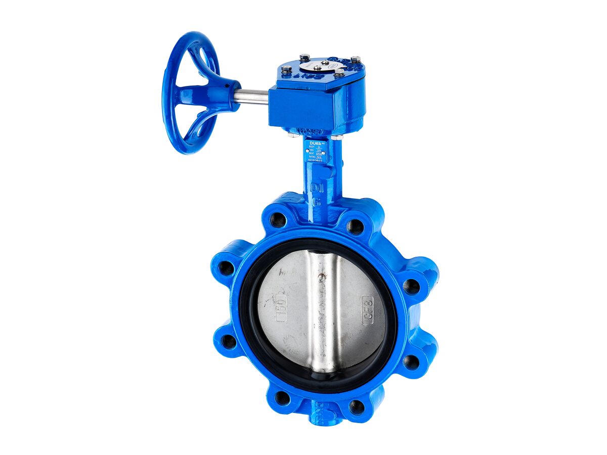 reece Dura Industrial Non - Potable / Non - Drinking Water Butterfly Valve Lugged Table E Geared DN 100