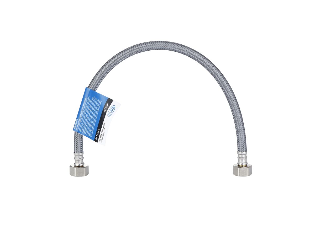 reece Dura Pex Flex Hose Water 450mm Nylon Low-Temp Lead Free