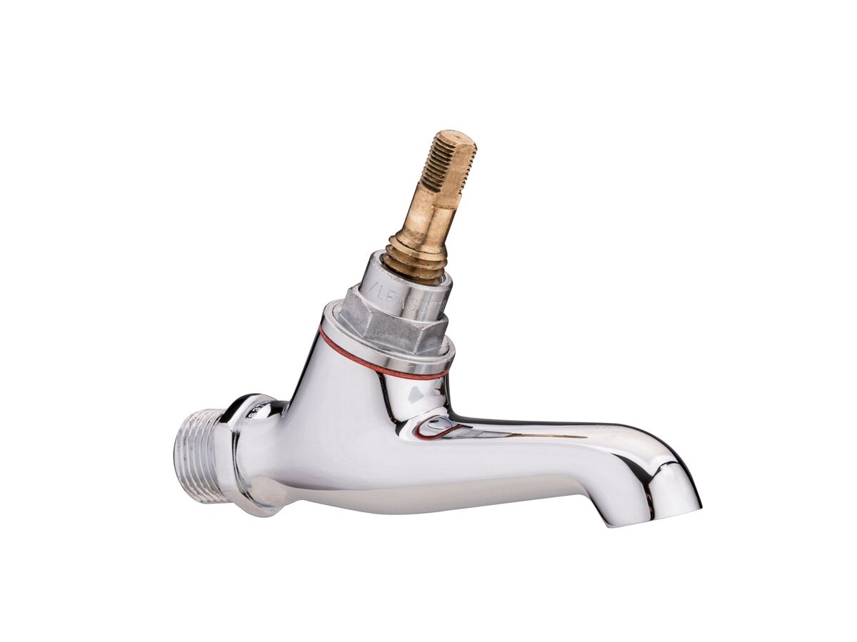 reece Dura Standard Male Angle Bib Less Handle & Button Chrome (3 Star) Lead Free