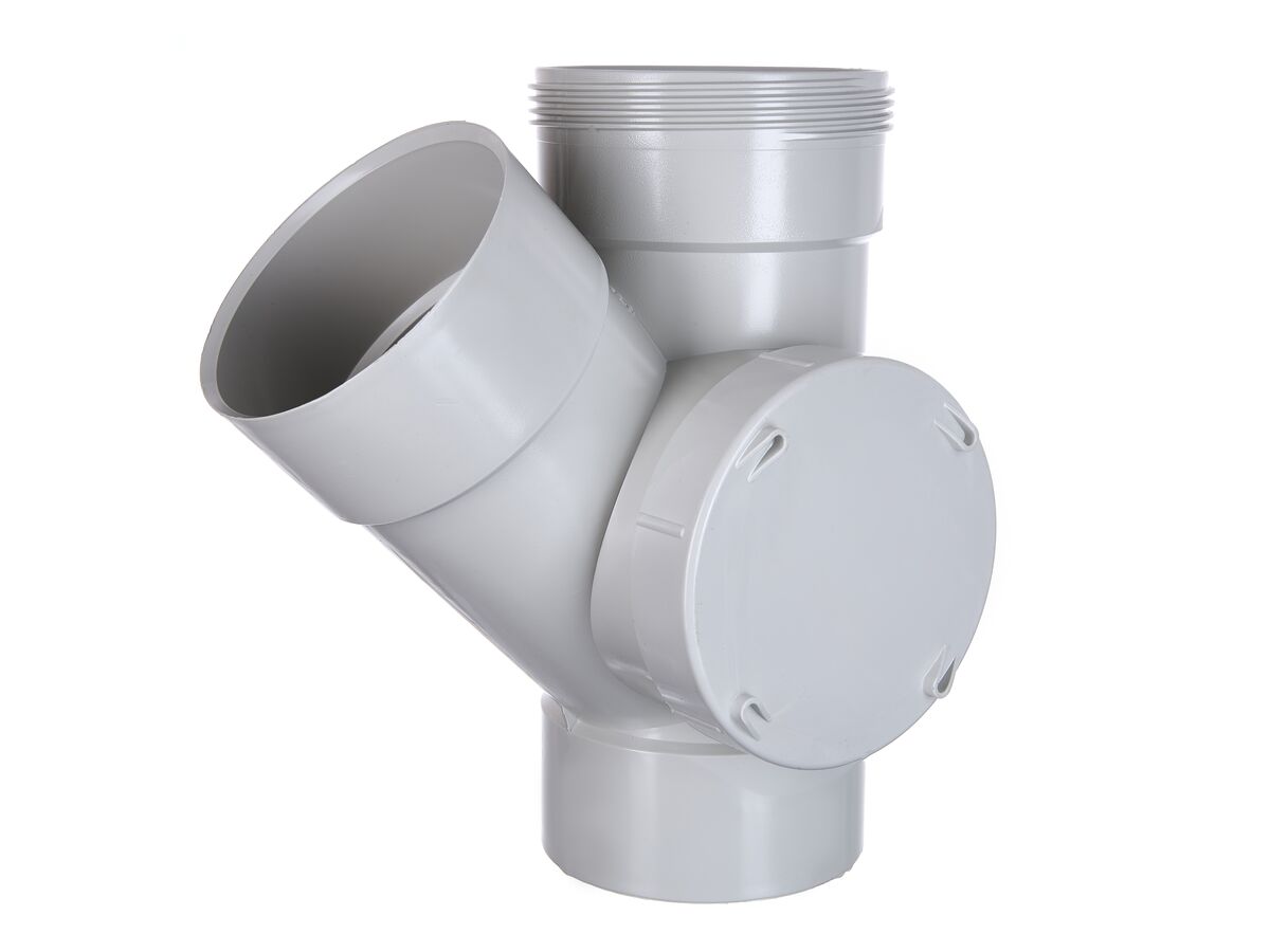 reece DWV Junction 100mm x 45 Degree Female & Female Left Hand Access