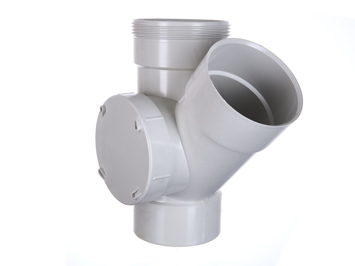 reece DWV Junction 100mm x 45 Degree Female & Female Right Hand Access