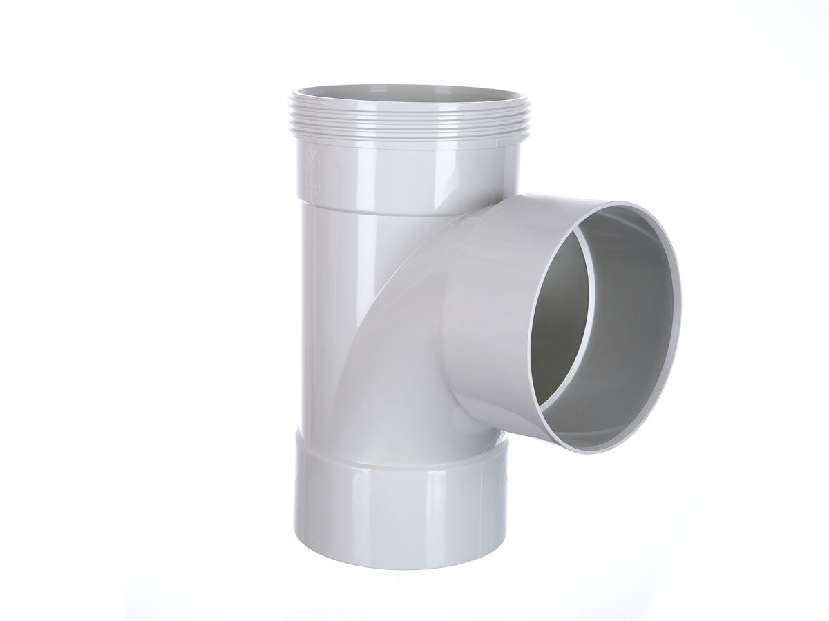 reece DWV Junction 100mm x 90 Degree Female & Female Plain