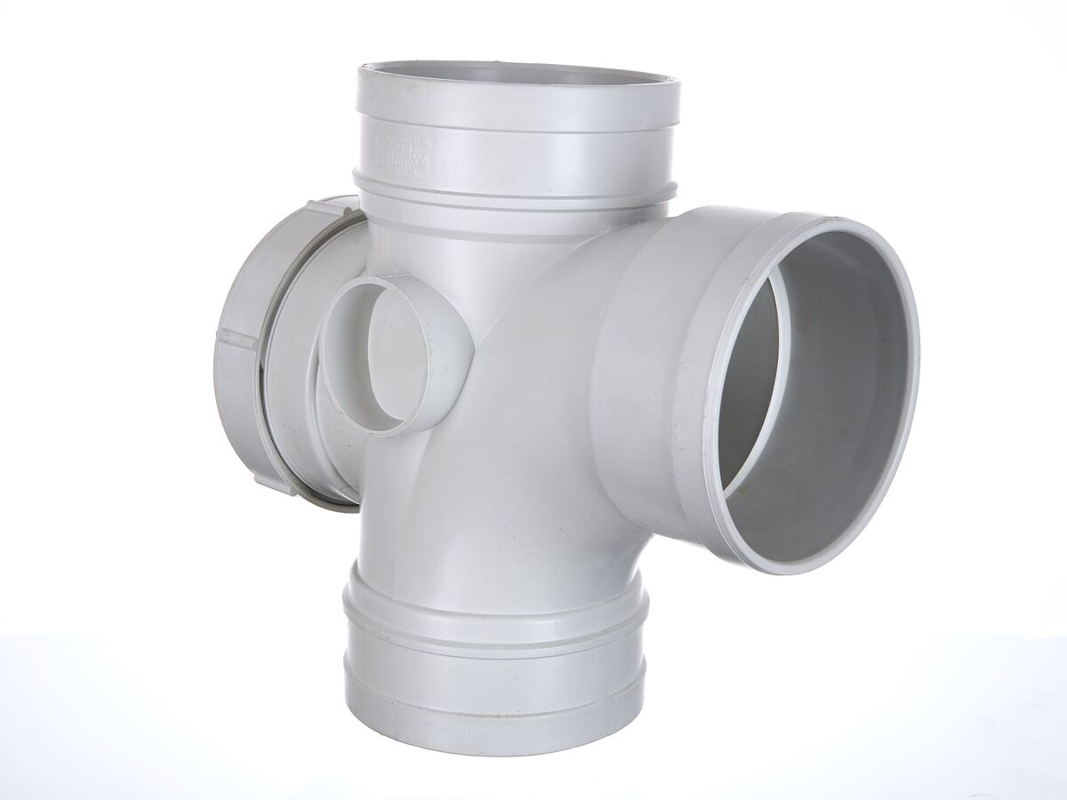 reece DWV Junction 100mm x 90 Degree Female & Female Rear Access