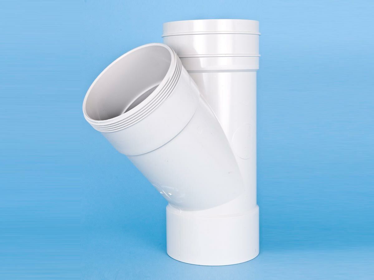reece DWV Junction 225mm x 45 Degree Female & Female Plain (OB)