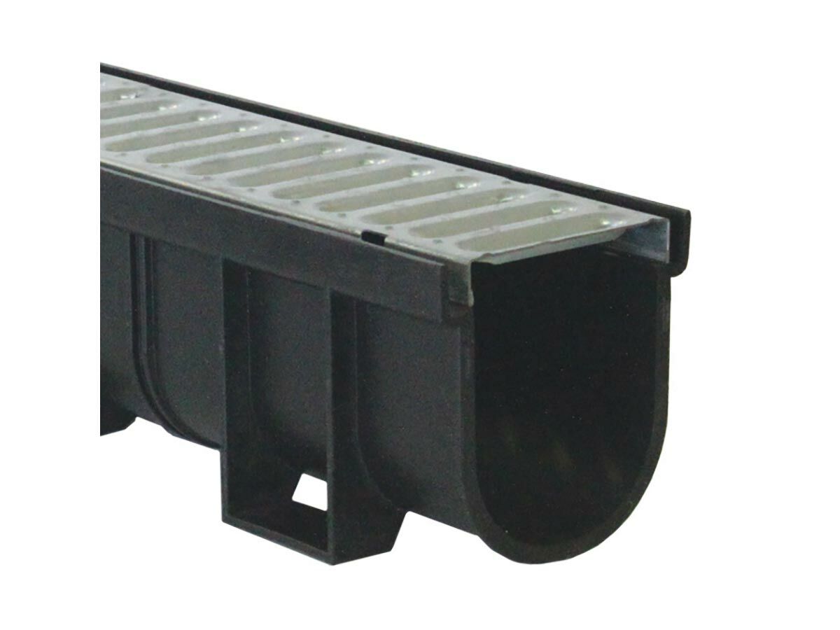 reece Easydrain Channel with Press Galvanized Grate 3mtr