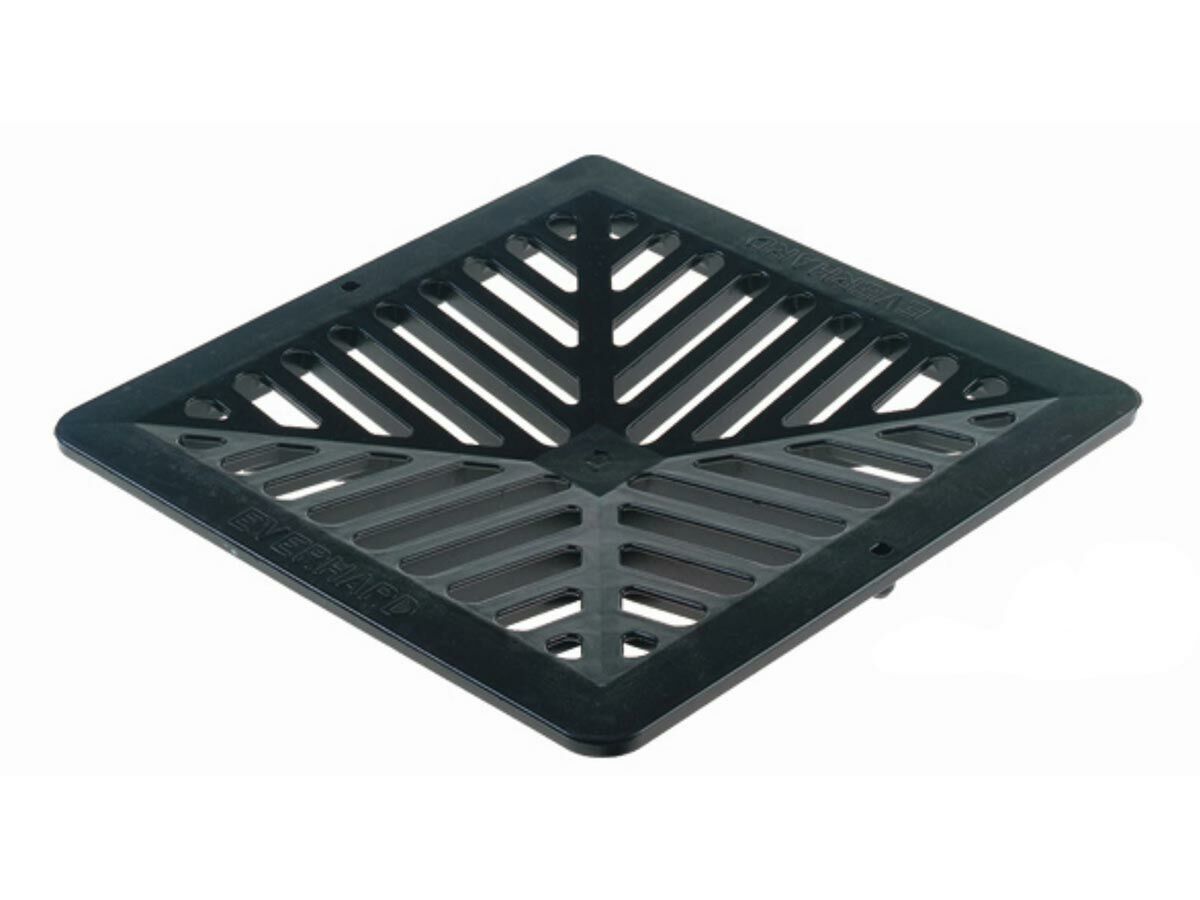reece Everhard 250mm Rainwater Pit Grate Only Black