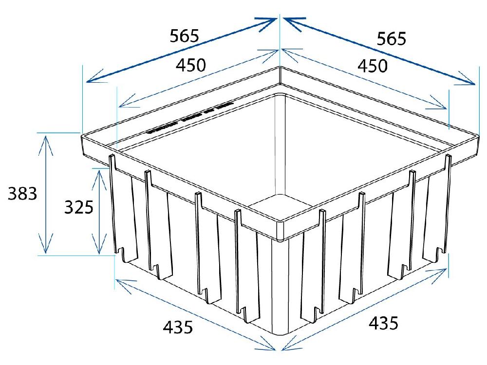 Reece Everhard 450mm Stormwater Pit 300mm Deep Only