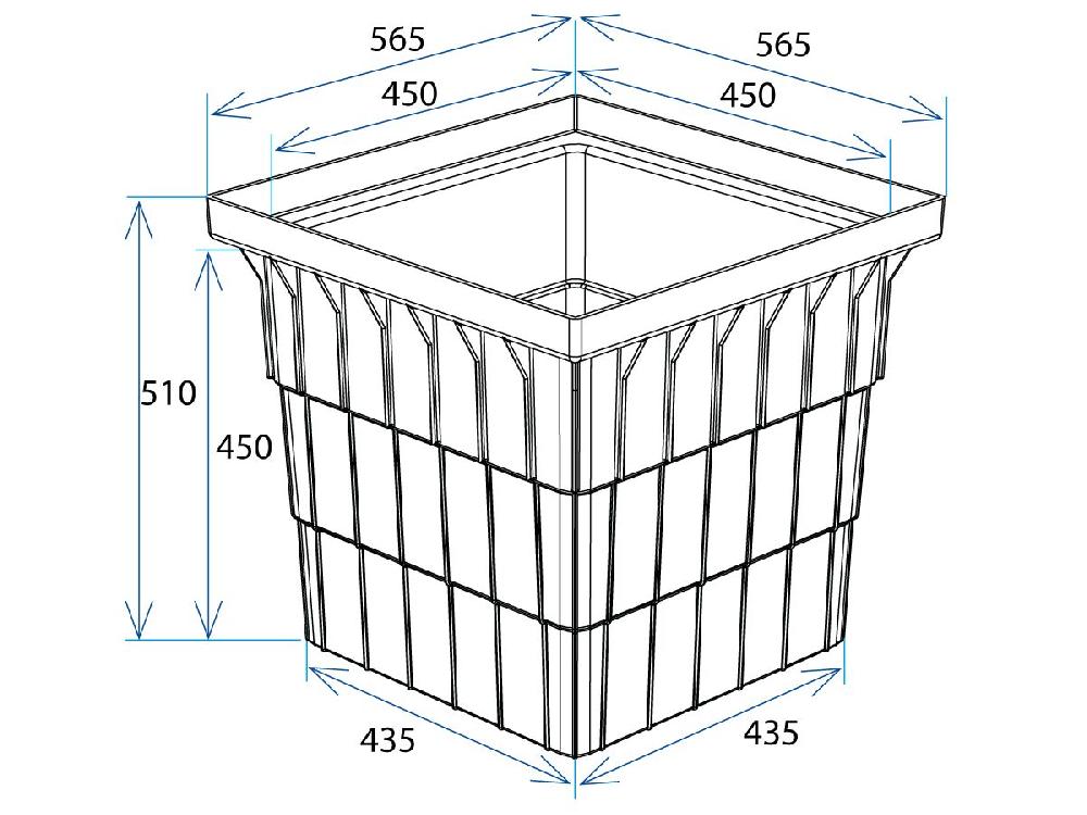 Reece Everhard 450mm Stormwater Pit 450mm Deep Only