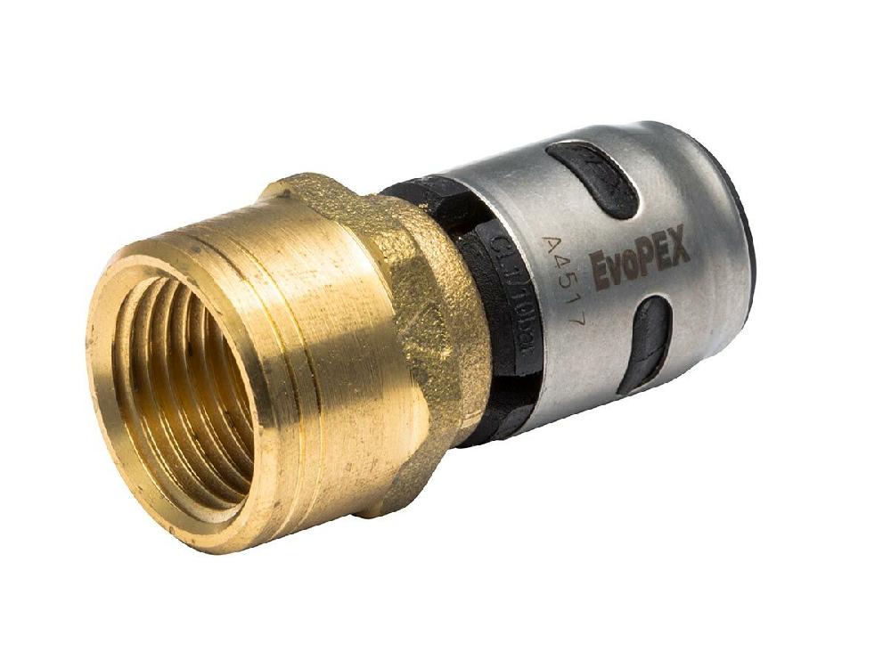 reece EvoPex Lead Free Straight Connector Female 16mm x 1/2" BSP