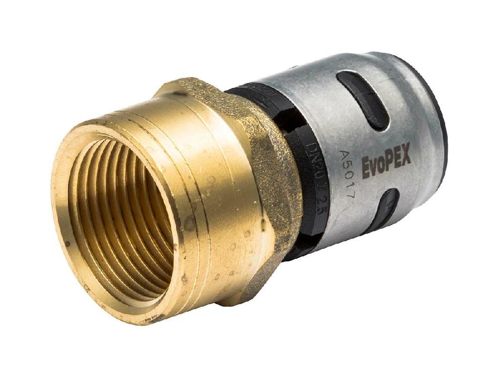 reece EvoPex Lead Free Straight Connector Female 20mm x 3/4" BSP