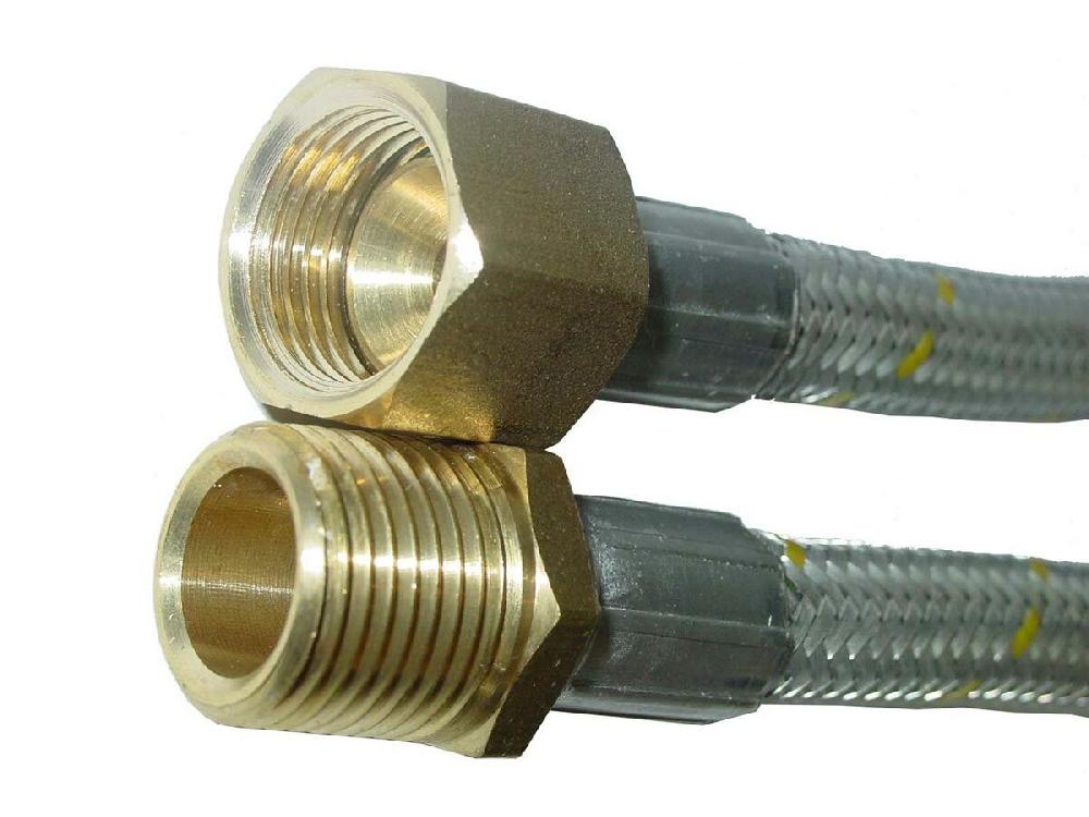 reece Flexible Hose-10mm Gas (1/2" Female Flare x Male) 600mm
