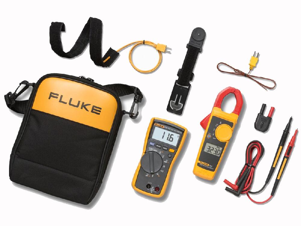 reece Fluke Multimeter Clamp Meter Combo Kit Fluke116/323
