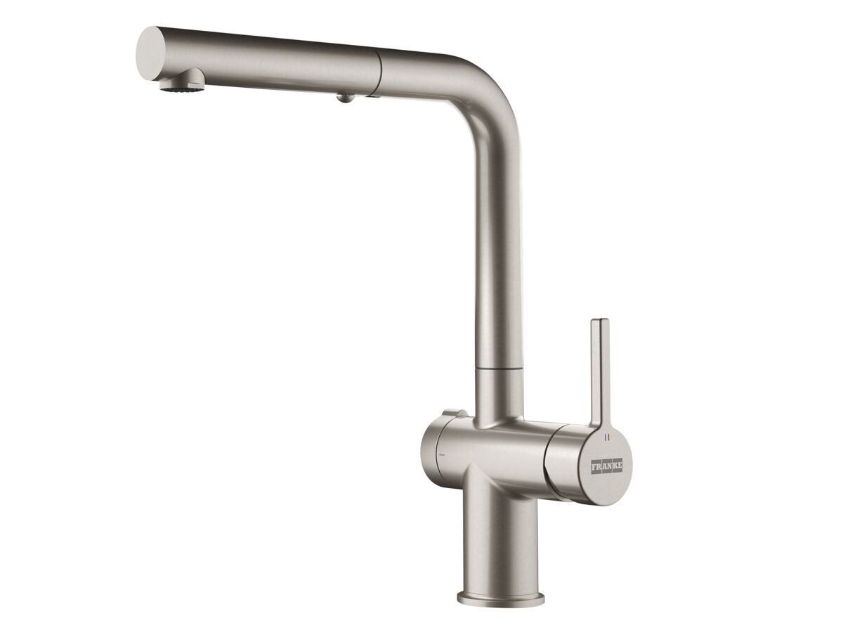 reece Franke Active Twist Pull Out Sink Mixer Only Brushed Chrome (5 Star) Lead Free