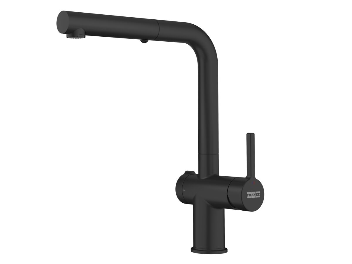 reece Franke Active Twist Pull Out Sink Mixer Only Matte Black (5 Star) Lead Free