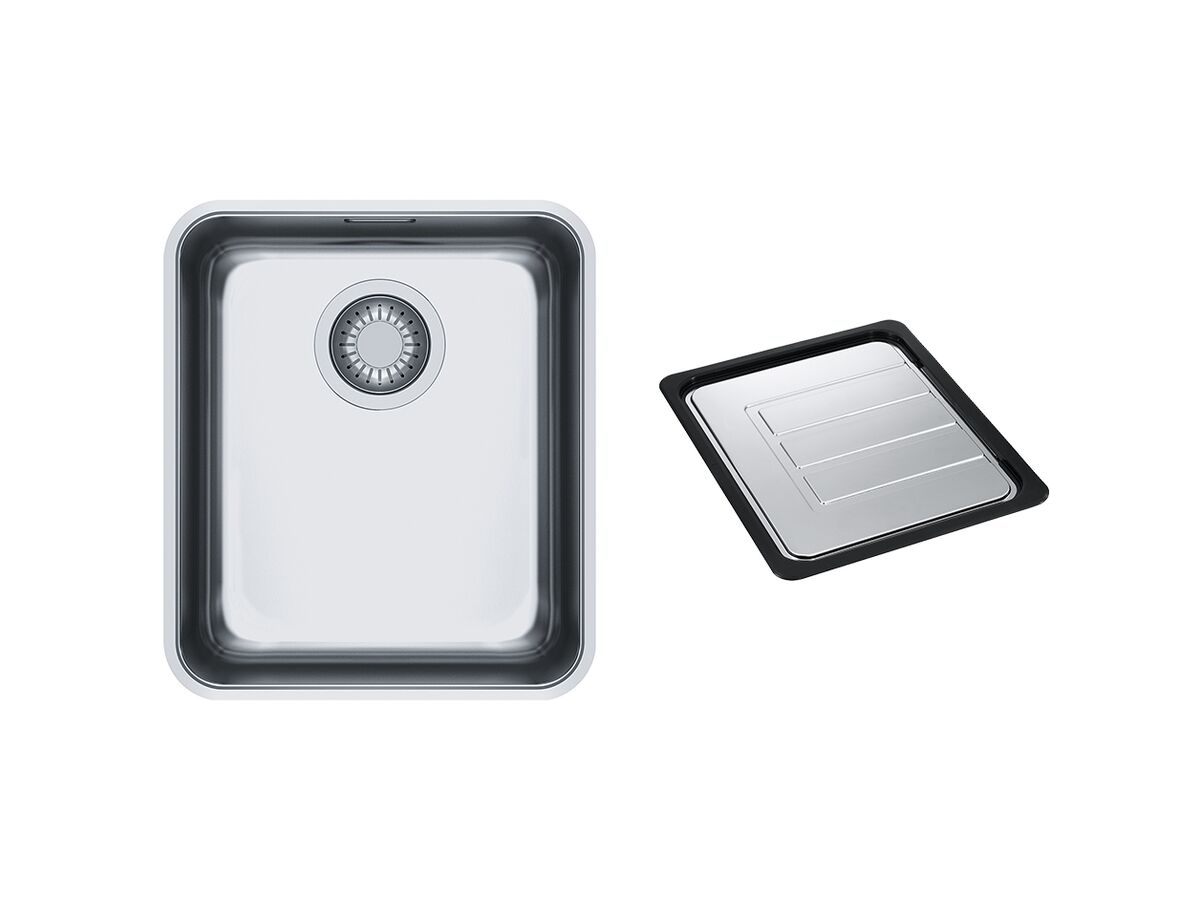 reece Franke Ancona ANX110-34 Single Bowl Undermount Sink Pack Type 1 Stainless Steel