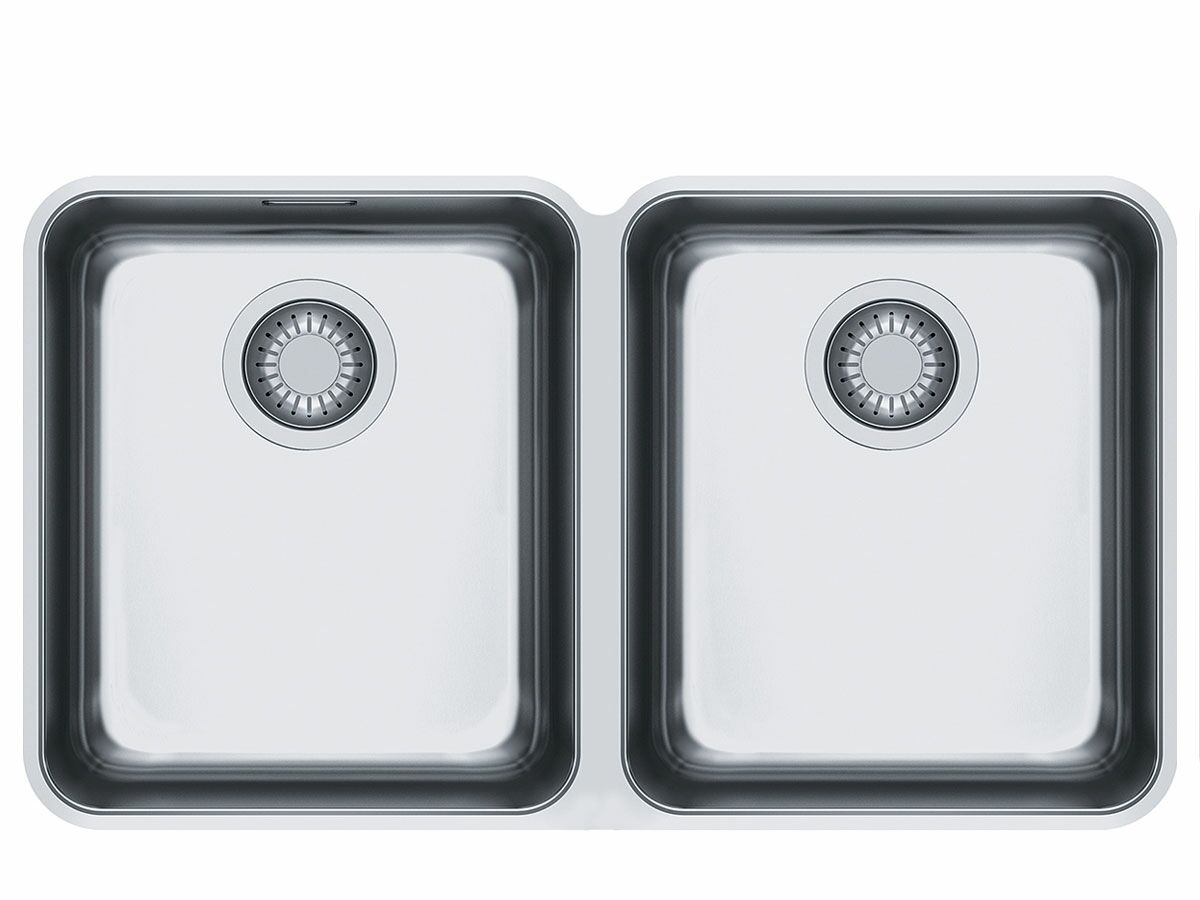 reece Franke Ancona ANX120 Double Bowl Undermount Sink Only Stainless Steel