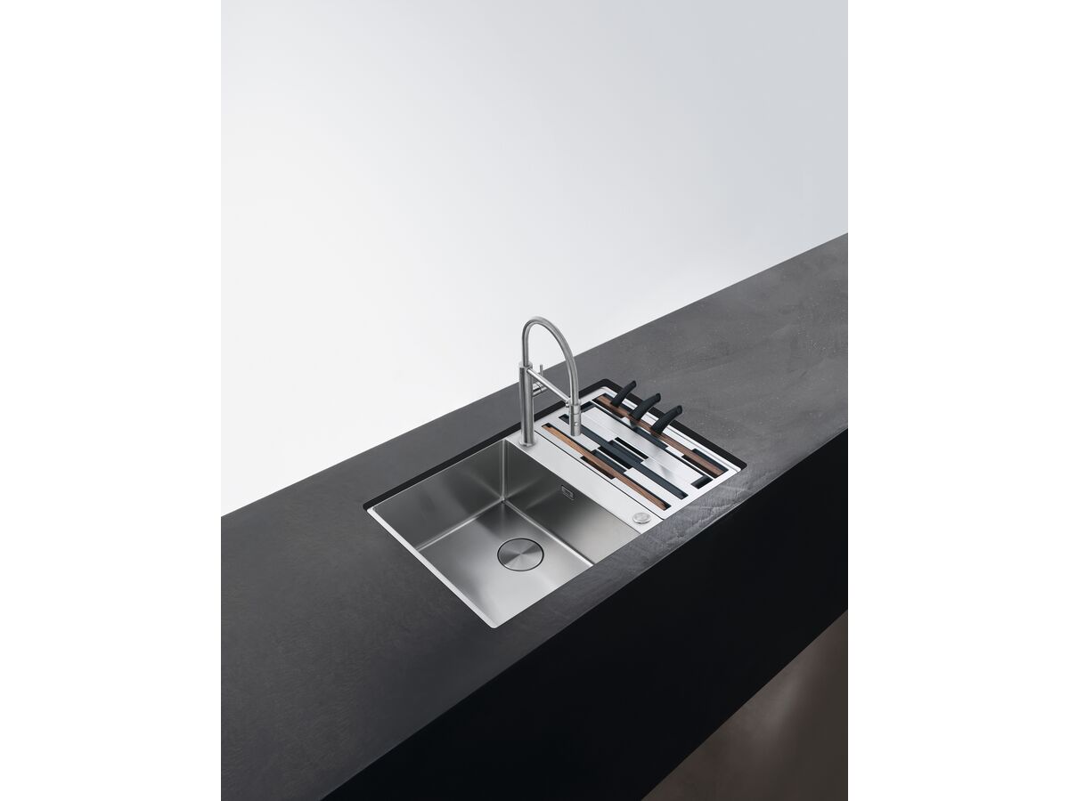 Reece Franke Bow Prep Centre Undermount Double Bowl Sink Stainless Steel BWX120-41/27