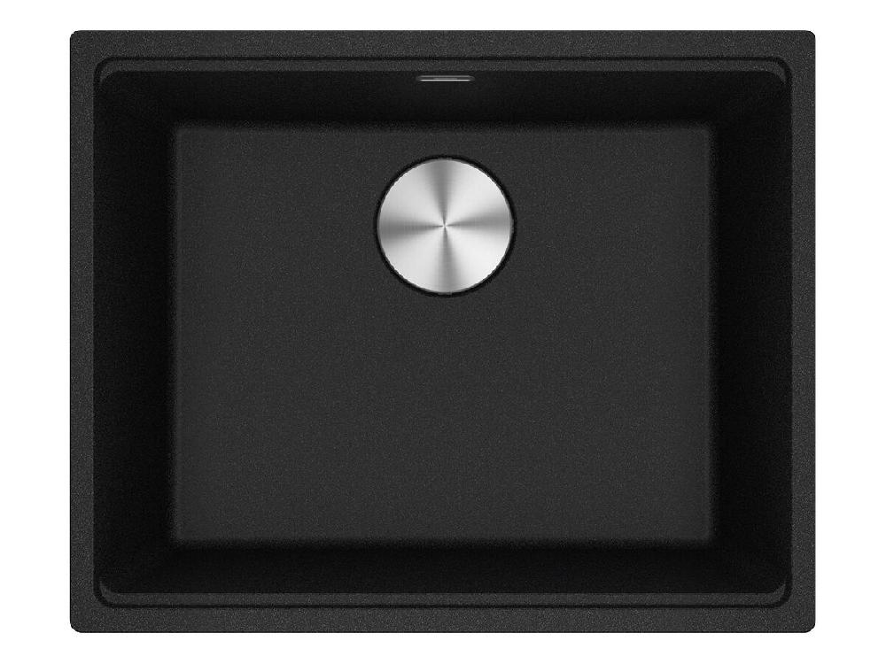 reece Franke City Fragranite Single Bowl 510mm Undermount Sink Onyx