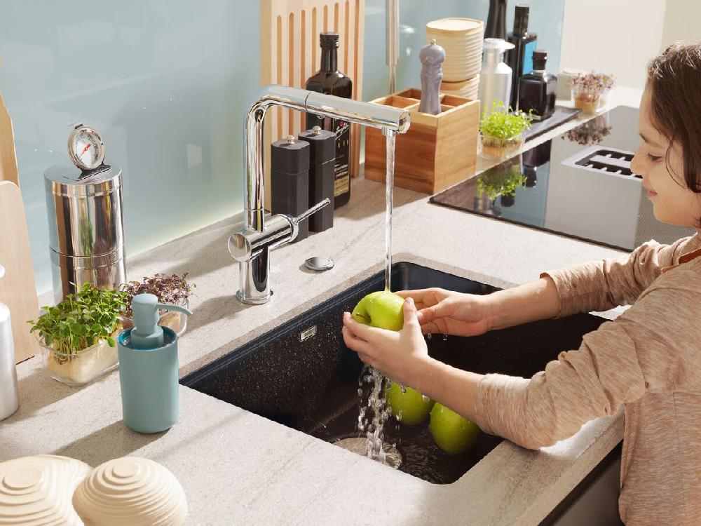 Reece Franke City Fragranite Single Bowl 750mm Undermount Sink Onyx
