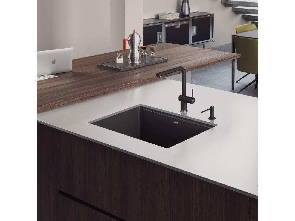 Reece Franke City Fragranite Single Bowl 750mm Undermount Sink Onyx