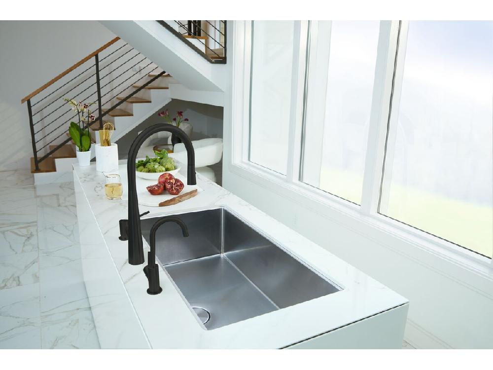 Reece Franke Steel Pull Out Sink Mixer Industrial Black PVD (5 Star)