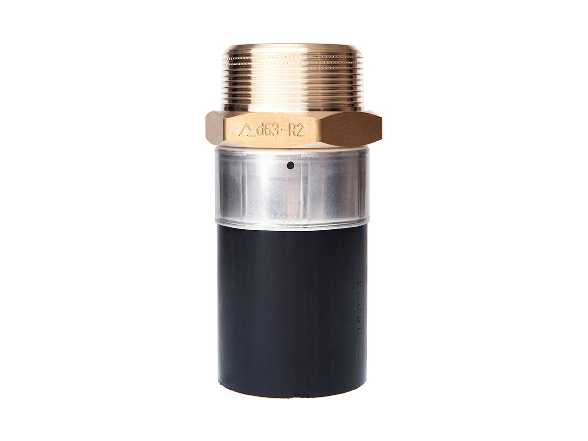 reece Friatec Electrofusion Brass BSP Adaptor Insert 125mm x 100mm Male