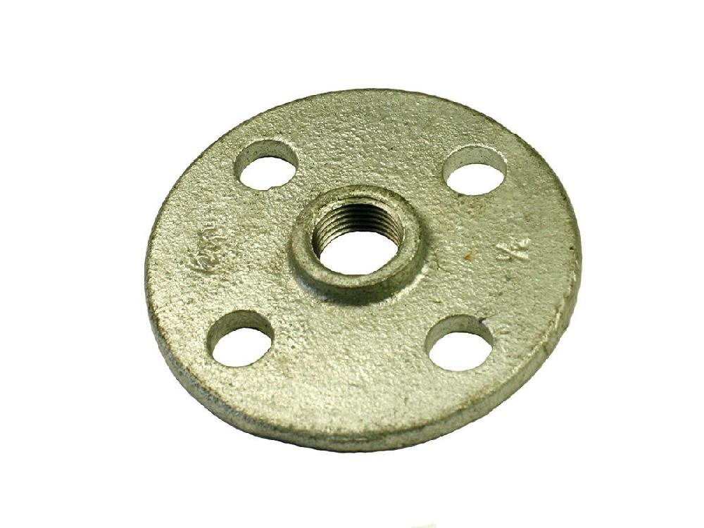 reece Galvanised Malleable Iron Flange Drilled Round Table D 40mm