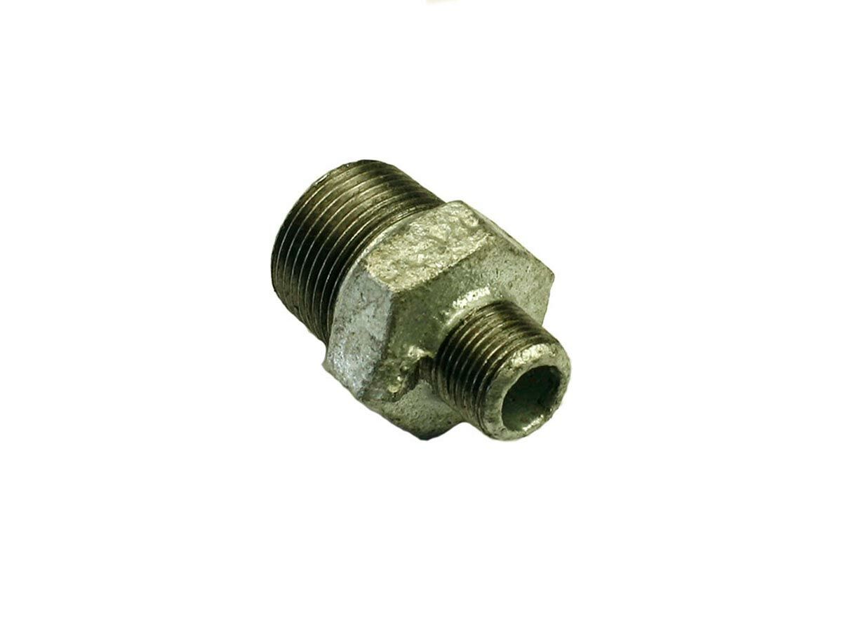 reece Galvanised Malleable Iron Reducing Hex Nipple 25mm x 15mm