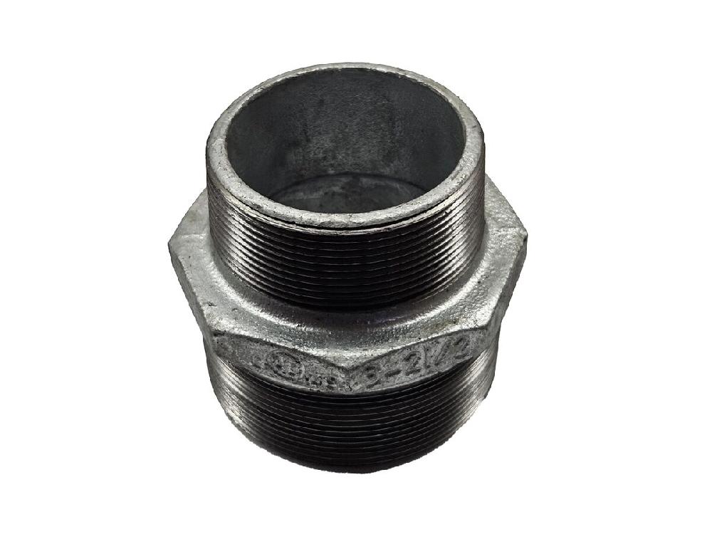 reece Galvanised Malleable Iron Reducing Hex Nipple 80mm x 65mm