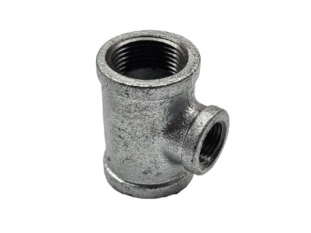 reece Galvanised Malleable Iron Reducing Tee 25mm x 15mm