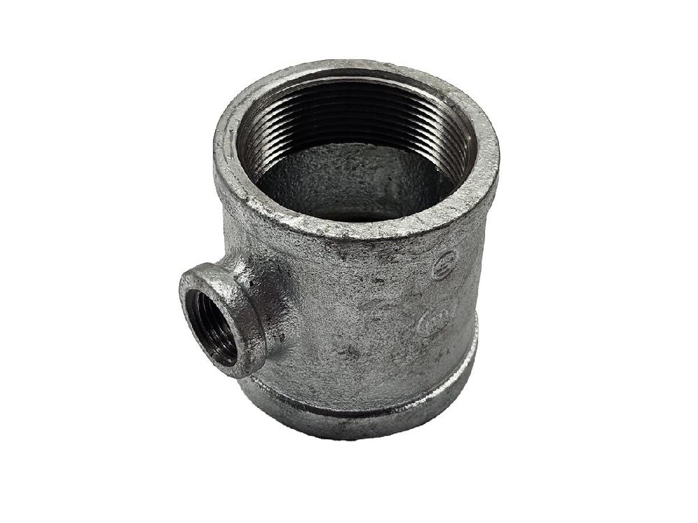 reece Galvanised Malleable Iron Reducing Tee 50mm x 15mm