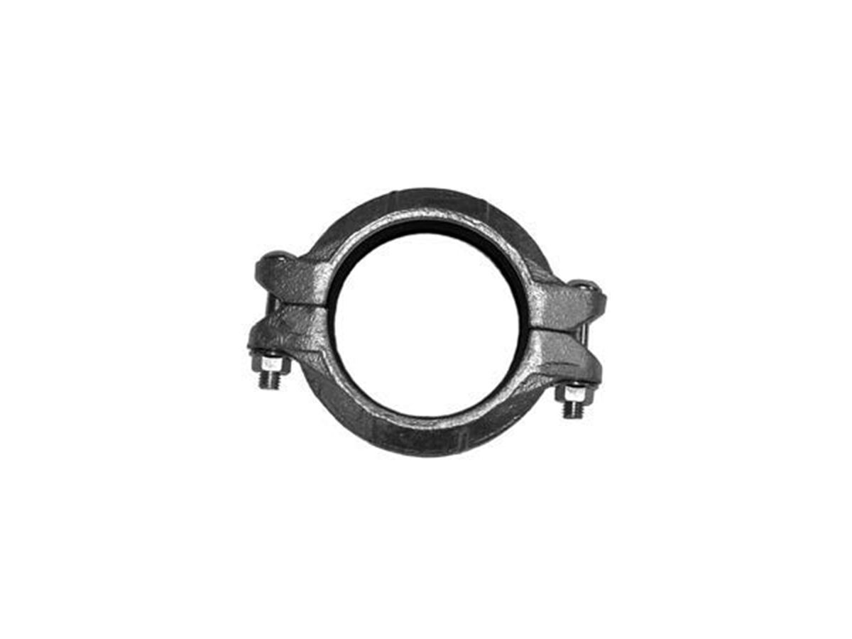 reece Galvanised Roll Groove Angle Bolt Rigid Coupling 65mm (76)