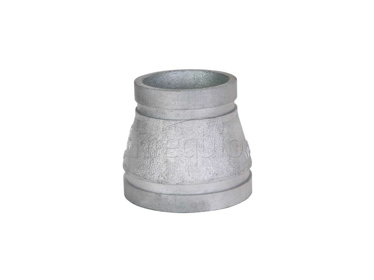 reece Galvanised Roll Groove Concentric Reducer 100mm x 50mm (114x60)