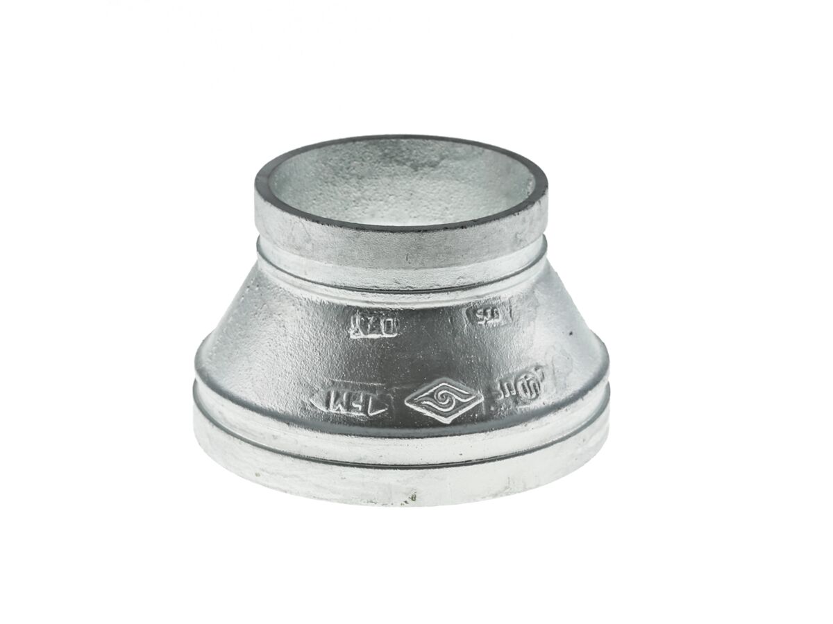 reece Galvanised Roll Groove Concentric Reducer 250mm x 200mm (273x219)